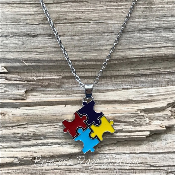 Autism‎ Awareness Necklace - Picture 1 of 3
